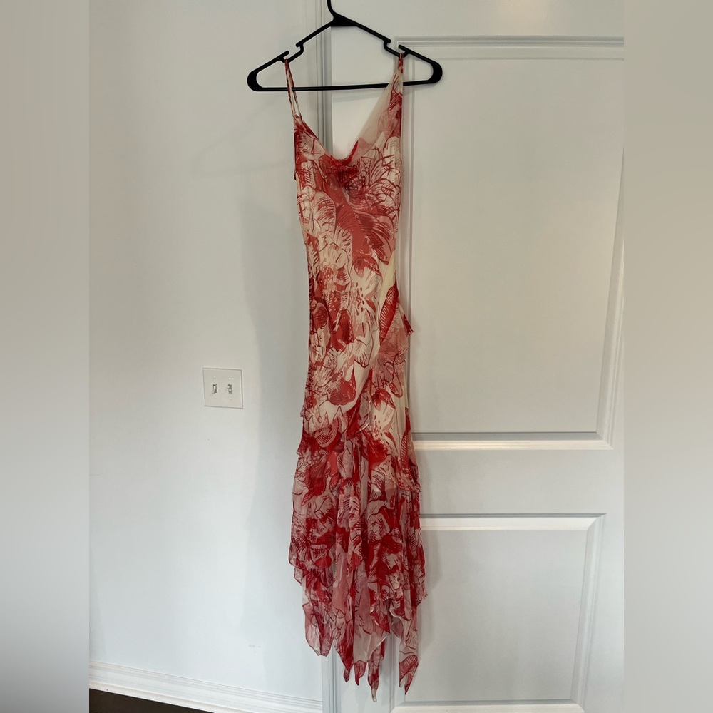 BCBGMaxazria Floral Cocktail/Prom Dress